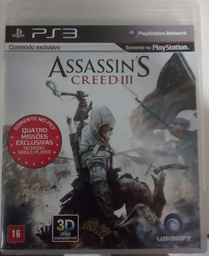 Assassins Creed Iii - Jogo Ps3