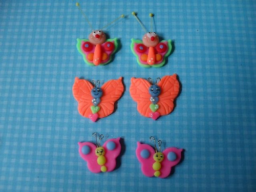 Apliques Mariposas -docenas 3cm Docena