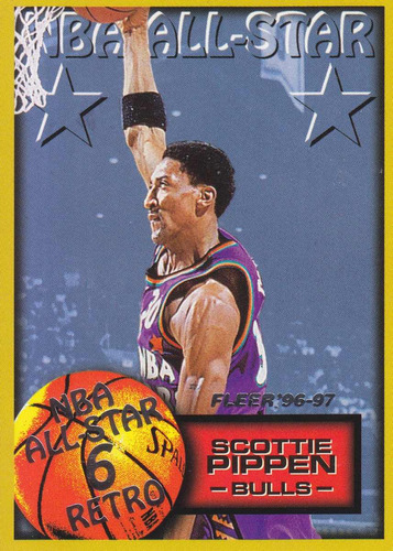 Imagen 1 de 2 de 1996-97 Fleer All Star Scottie Pippen Bulls