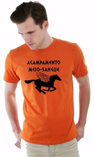 Camiseta Acampamento Meio Sangue Cavalo