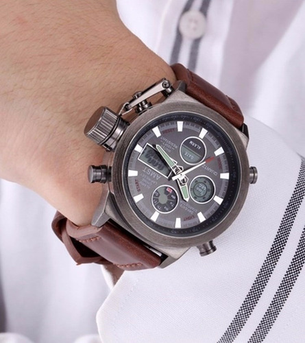Relógio Masculino Amst 3003 Militar Esportivo Frete Grátis