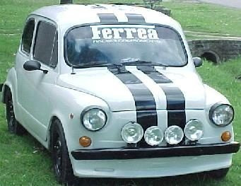 Fiat 600 Spoiler Delantero Sport Con O Sin Portapatente