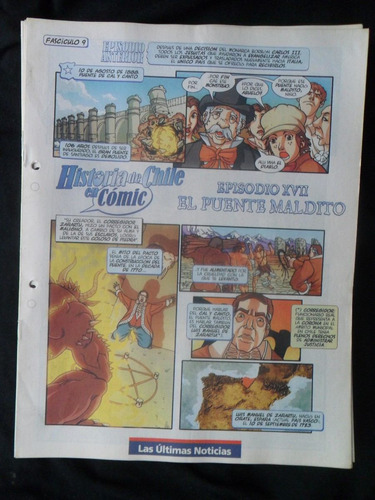 Comic Historia De Chile Fascículo 9
