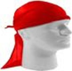 Durag Skull Cap - Roja / Bandana Americana / Moto - Deportes