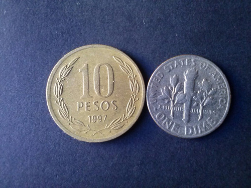 Moneda Estados Unidos One Dime 1970 Ceca D Níquel (c45)