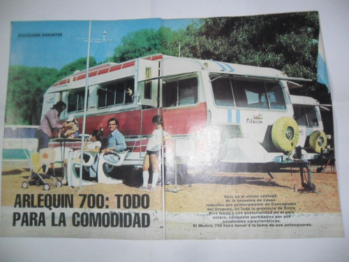 Casa Rodante Mi Arlequin 700  Publicidad 1978 Camping