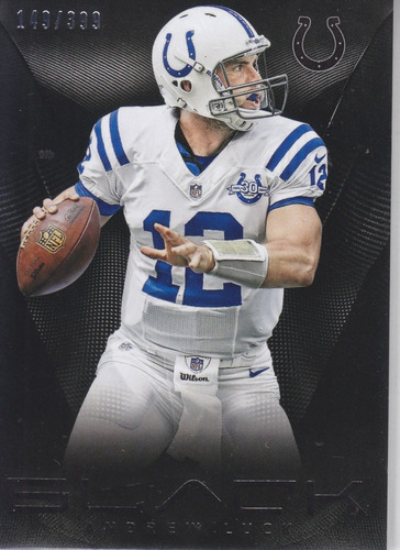 2013 Panini Black Base Thick Andrew Luck Qb Colts /399
