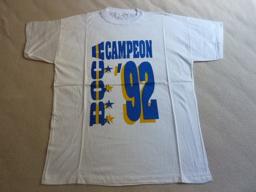 Remera De Boca Juniors Campeon Apertura 1992