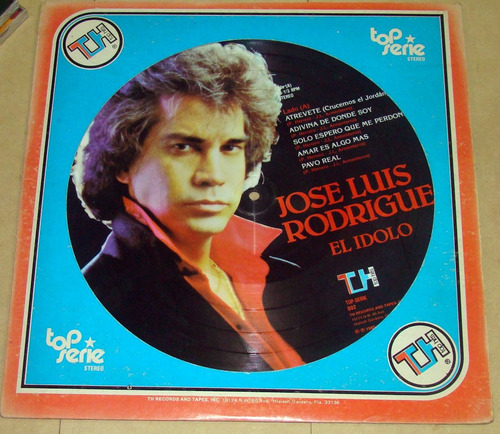 Jose Luis El Puma Rodriguez Idolo Picture Disc Lp Usa Kktus