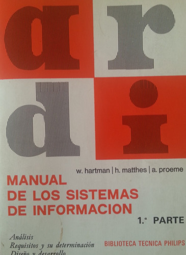 Manual De Sistemas De Información -ardi- Hartman   V. Devoto