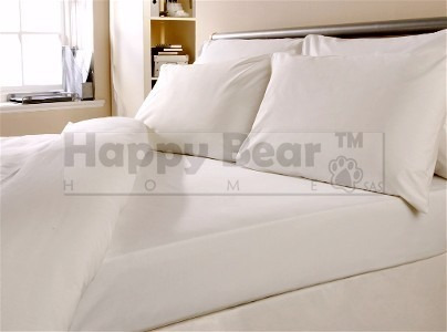 Juego Sábanas Blanco Liso Hotel 180 H T35 Doble