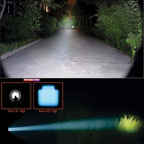 Imagem 4 de 9 de Lanterna Tática Profissional Police 16500w 460000 Lumens Up!