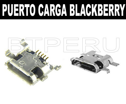 Conector Puerto Carga Blackberry 9800 8520 9300 9700 9320