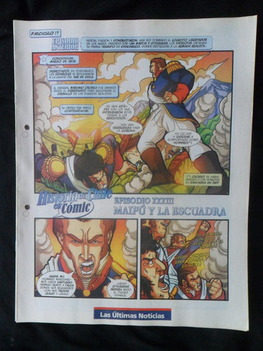 Comic Historia De Chile Fasciculo 17
