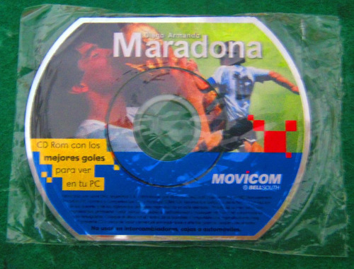 Cd Con Los Mejores Goles De Maradona !! Pomocion Movicom