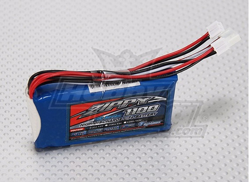 Bateria Life Zippy 2s 6.6v 1100mah Para Receptores De Rádio