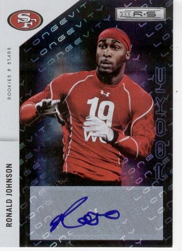 2011 Rookies & Stars Autografo /150 Ronald Johnson Rc 49ers