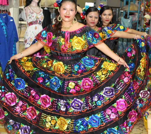Traje chiapaneco mujer hotsell