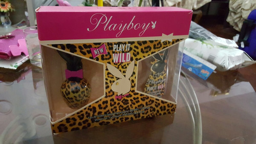 Set Play Boy Original Animal Print Gel De Baño + Perfume