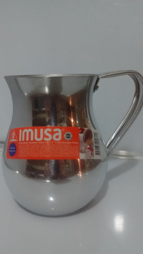 Jarra Chocolatera De Aluminio Imusa 10 Cm