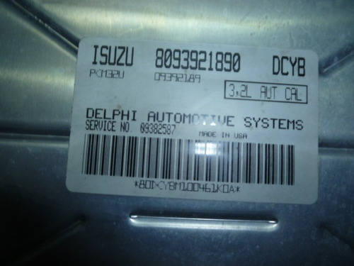 Imagen 2 de 4 de Vendo Computadora De Honda Passpot O Isuzu Rodeo, Año 2000