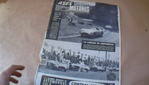 Revista Ases Y Motores Nr 25 Fangio Suecia 1955 Envios Mdq