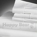 Juego Sábanas Blanco Liso Hotel 180 H T35 Doble