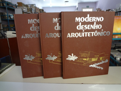 Coleção 3 Livros Moderno Desenho Arqitetônico