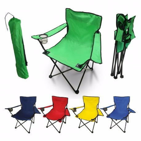 Silla Plegable Tipo Camping Con  Estuche De Transporte