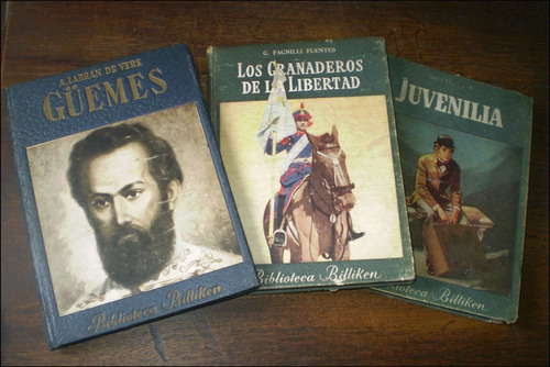 Lote De 3 Libros _ Biblioteca Billiken - Decada Del 50