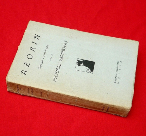 Azorín Obras Completa 10 Lecturas Españolas Caro Raggio 1920