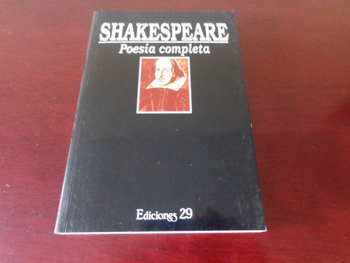 Poesía Completa . William Shakespeare .