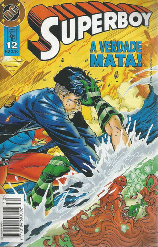 Superboy 12 2ª Serie - Abril - Bonellihq Cx70 G19