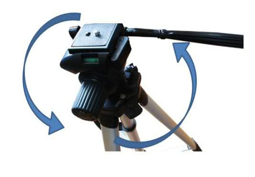 Imagem 5 de 5 de Tripé Telescópico Profissional Stc-360 - Até 180mts + Bolsa