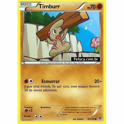 Timburr - Pokémon Físico Comum - 65/146 - Pokemon Card Game