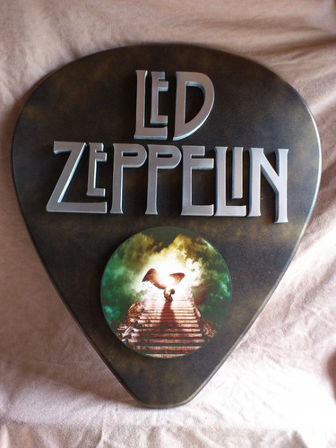 Led Zeppelin Cartel Corporeo Exclusivo !!! 40x46 Cm !!!