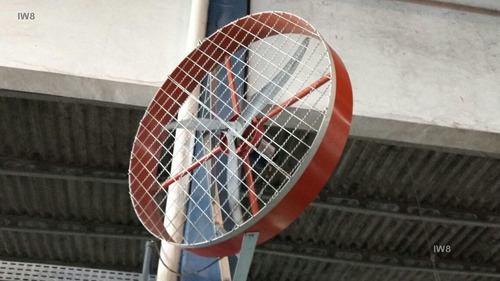Imagem 3 de 5 de Ventilador Tufão De Parede Grande 100cm Alta Potência