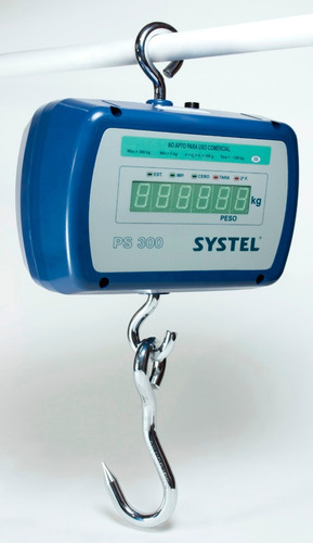 Imagen 7 de 9 de Pilon Colgante Digital Systel 600 Kg 220 Volt Y Bat Visores A Led