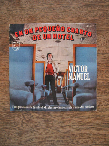 En Un Pequeño Cuarto De Un Hotel - Victor Manuel - Vinilo Ep