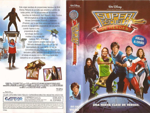 Super Escuela De Heroes Vhs Sky High Walt Disney