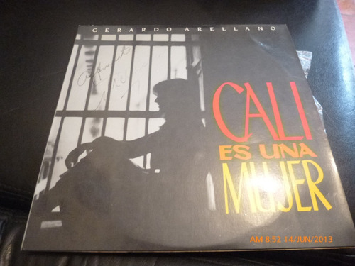 Vinilo Lp De Gerardo Arellano Cali Es Una Mujer /(u142