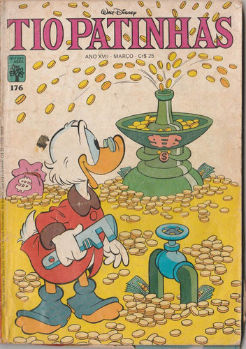 Gibi - Hq - Tio Patinhas Nº 176 - Março 1980 - Af1