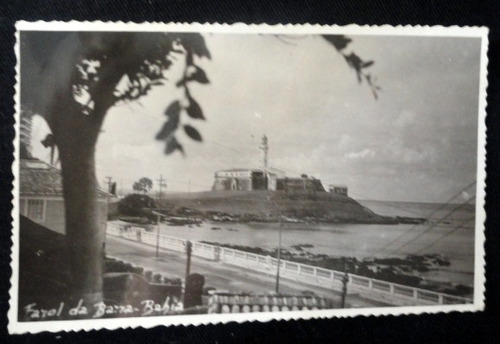 Cartão Postal Antigo Farol Da Barra Bahia