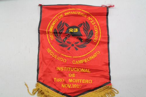 Banderin Regimiento Infanteria Copiapo Ejercito Chile