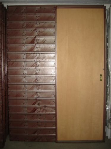 Puerta Placa Corrediza Embutir Cedro 70-10 Marco Chapa 18
