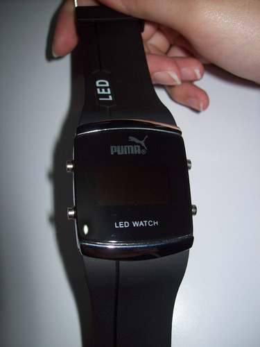 relogio led watch puma