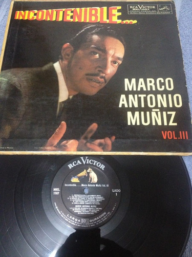 Marco Antonio Muñiz Incontenible Disco De Vinil Originales 