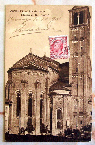 Italia - Postal Antigua Sepia 1911 Interna Yv. 77 L2990
