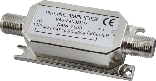 Amplificador De Linha (sinal) Sat 20 Db 950 - 2300 Mhz!!!