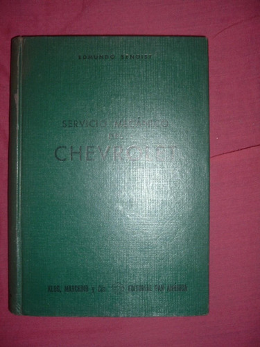 Libro Servicio Mecanico Del Chevrolet